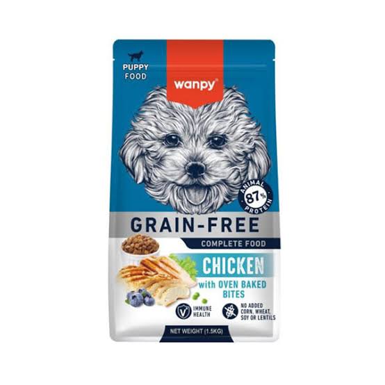 Tahılsız tavuklu Yavru köpek maması 12 kg wanpy