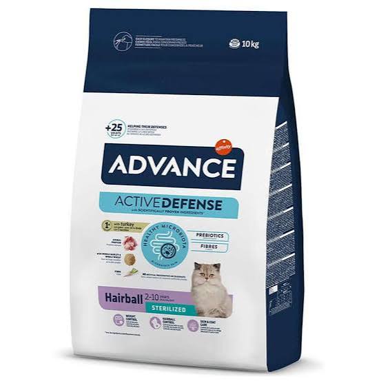 Tüy Yumağı Önleyici Hindi Etli Kısır Kedi Maması 10 Kg ( Hairball Actıve Defense Advance )