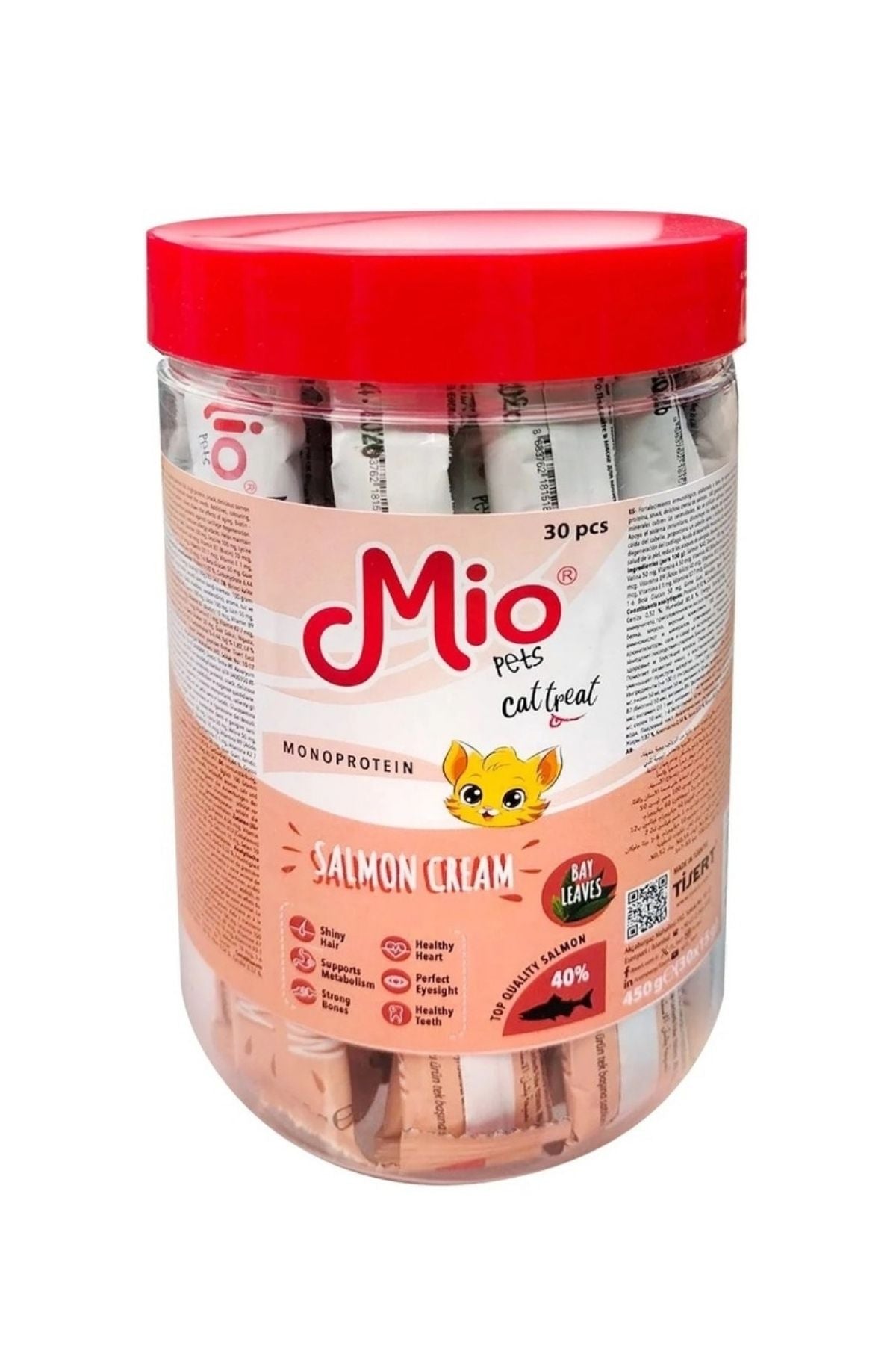 Kedi Ödül Krema Somonlu 15 gr x 30