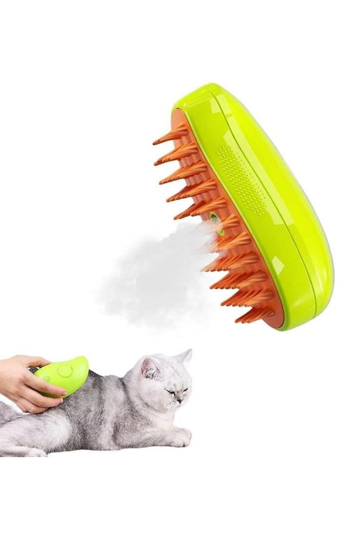 Şarj Edilebilir Buharlı Kedi ve Köpek Tarağı
