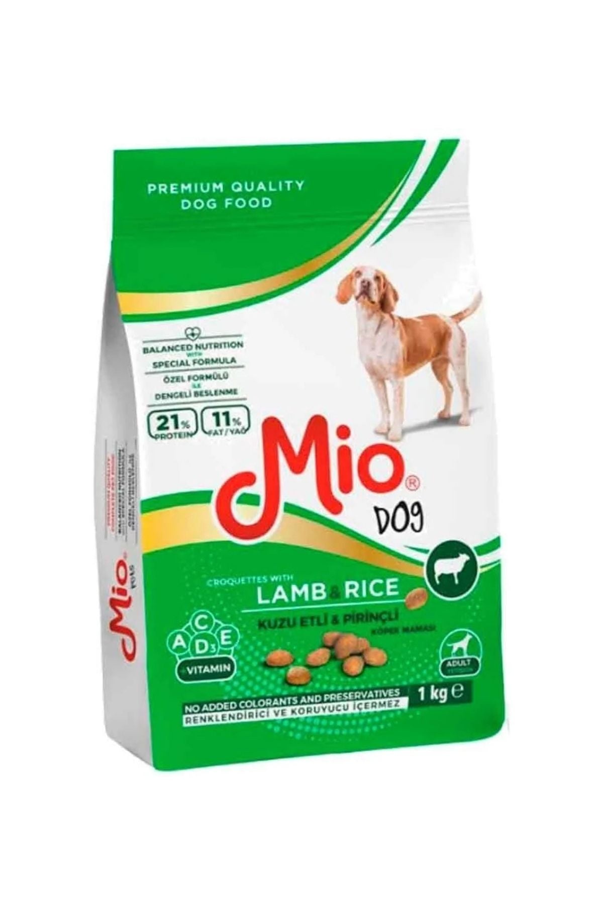 Kuzu Etli ve Pirinçli Yetişkin Köpek Maması – 1 kg