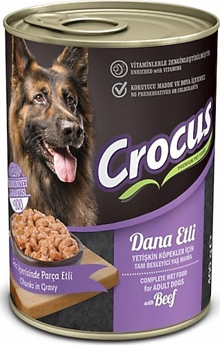Crosus yetişkin köpek dana etli yaş mama 400 g