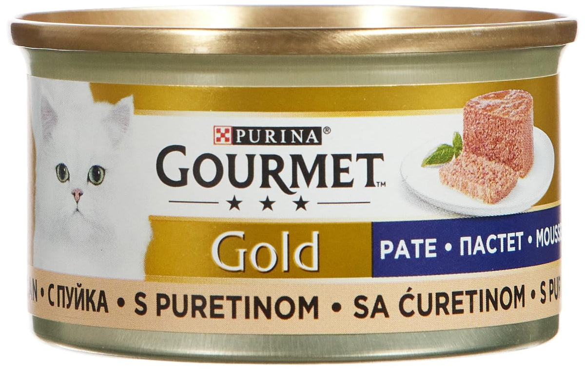 Gourtmet kıyılmış hindili yaş mama 85 gr