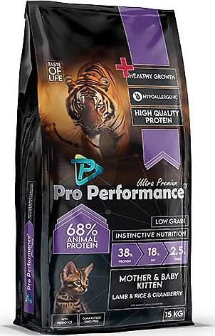 Mother baby kitten lamb,rice,crab 15 kg pro perf