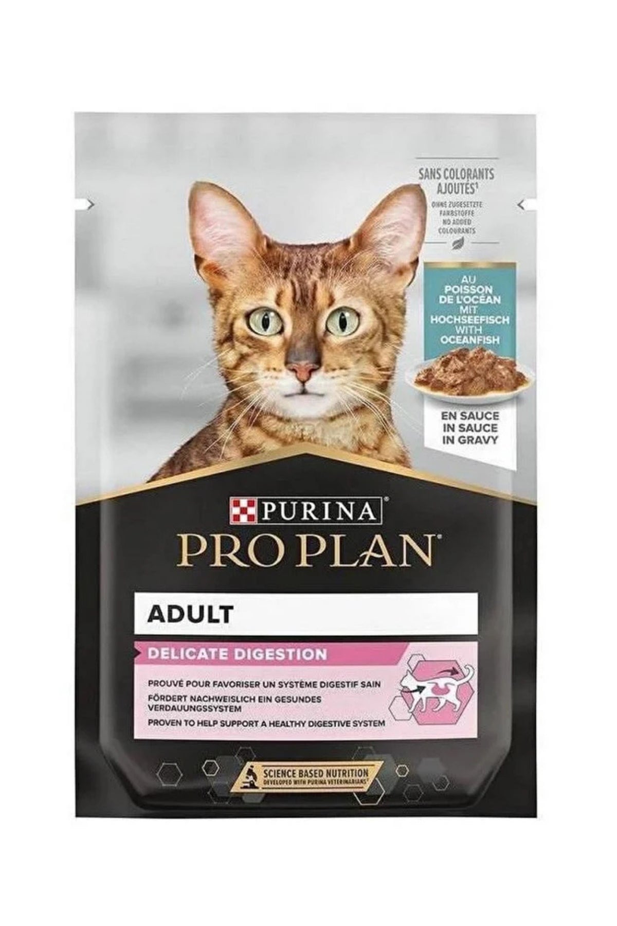 Pouch Delicate Okyanus Balıklı Yetişkin Kedi Ponch 85 Gr