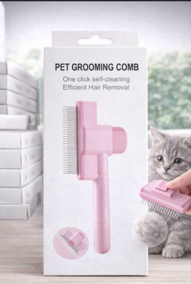 Pet Grooming Comb Basmalı Kedi Köpek Pire Tarağı