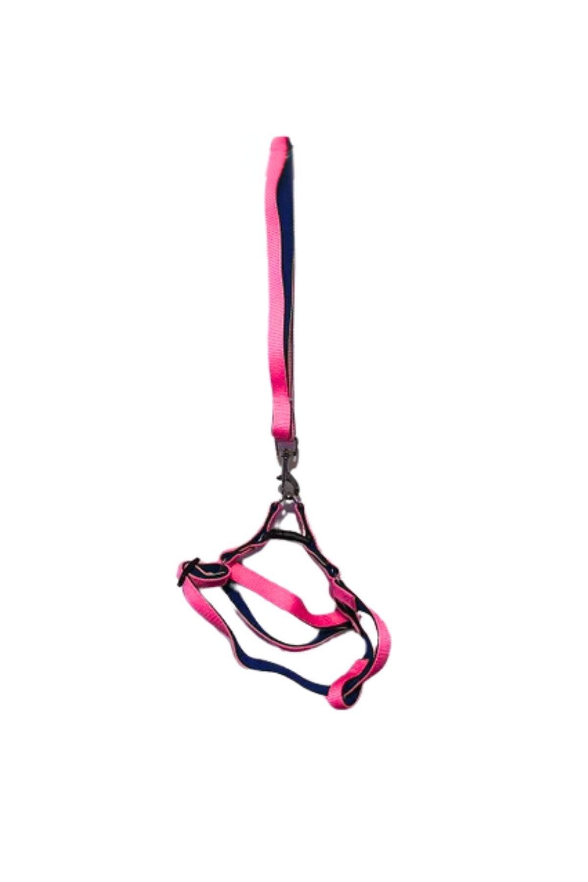 Kedi Köpek Göğüs Tasması Neon Pembe