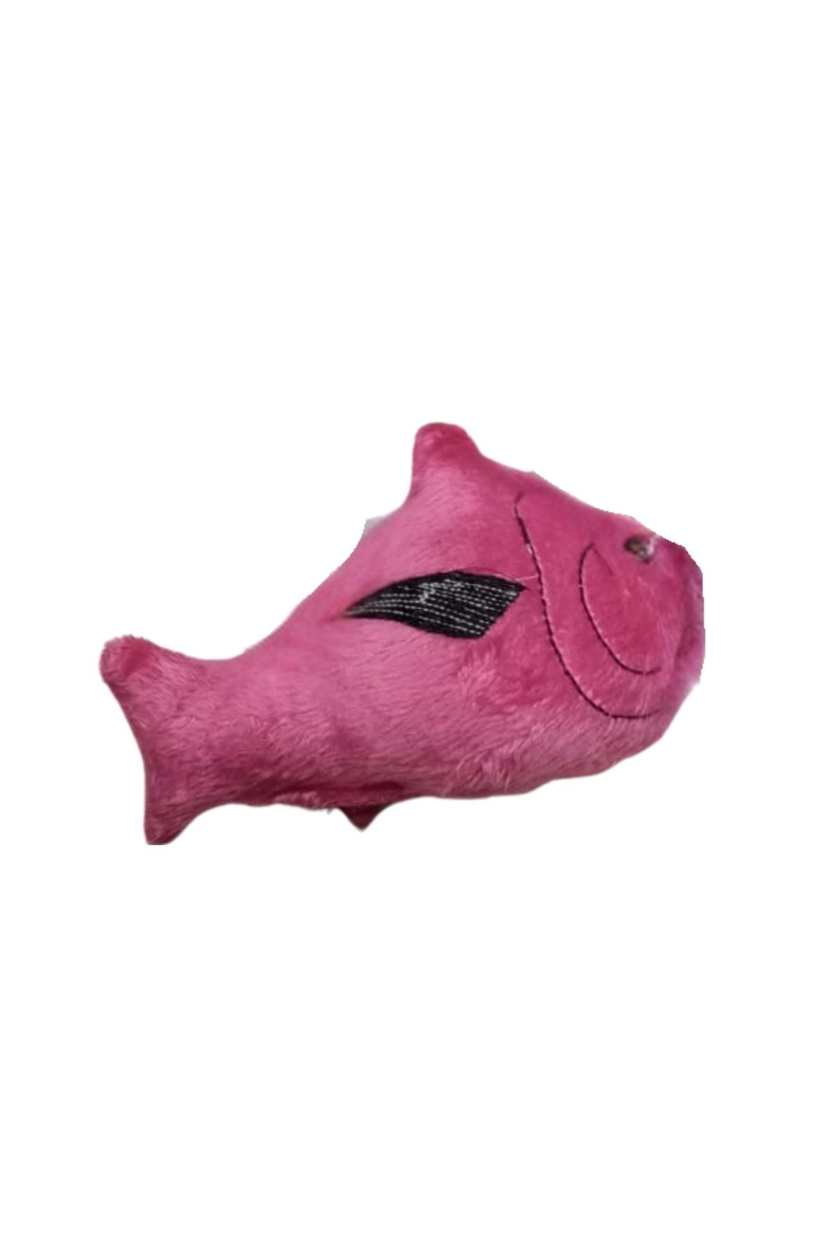 Peluş Balık Figürlü Kedi Oyuncağı Pembe