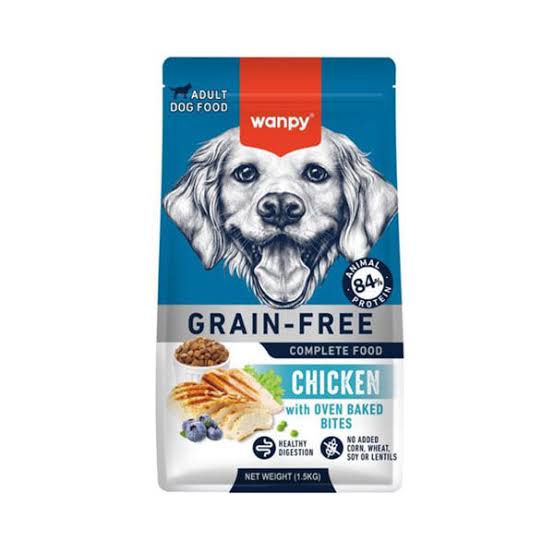 Tahılsız tavuklu yetişkin köpek maması 12 kg wanpy