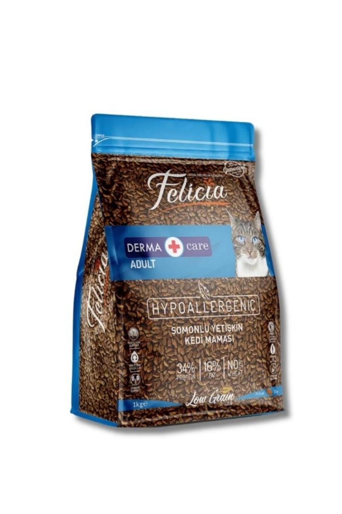 Somonlu Hipoyaerjenik Yetişkin Kedi Maması 1 Kg