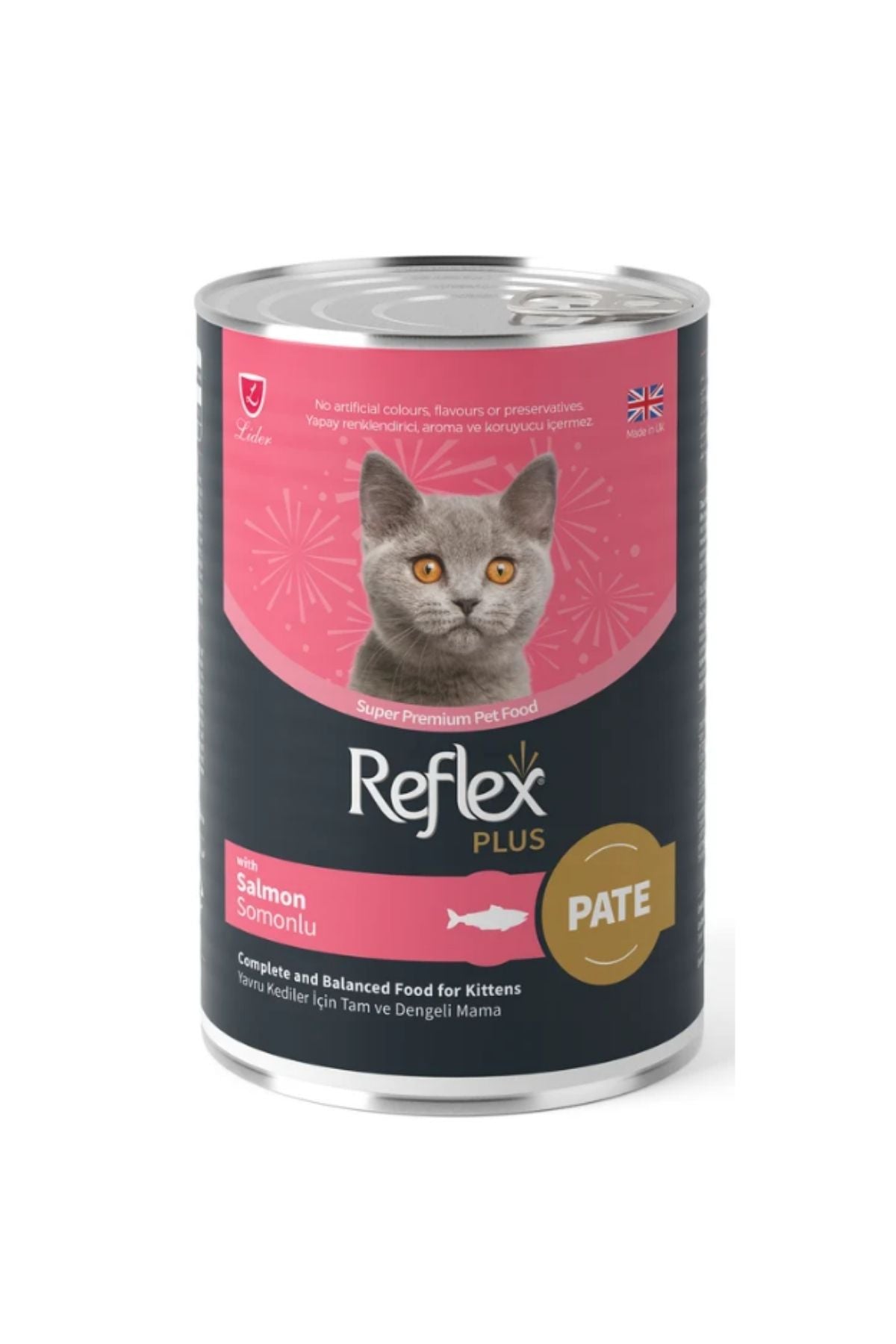Somonlu Yavru Kedi Konservesi Pate (Ezme) 400g