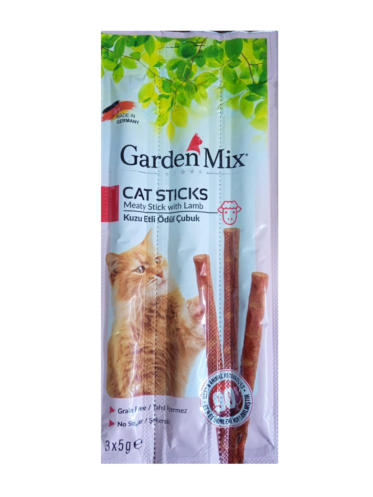 CAT STICK LAMB kuzu etli ödül çubuk 3x11gr