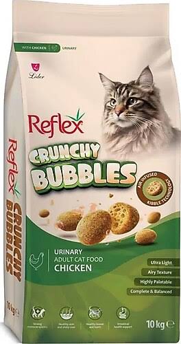 REFLEX CRUNCHY BUBBLES URINARY  TAVUKLU  YETİŞKİN KEDİ MAMASI 10 KG