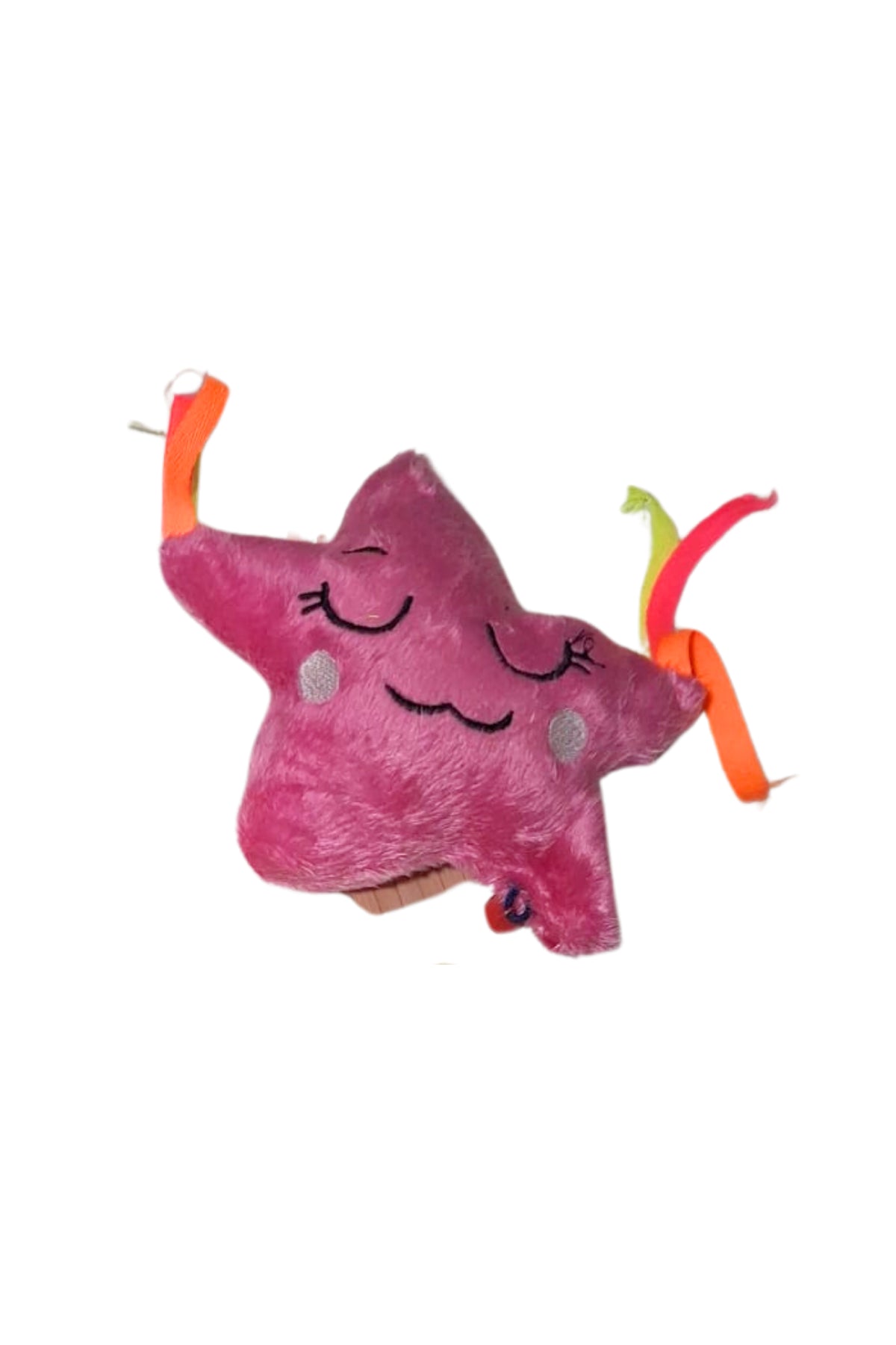 Peluş Yıldız Kedi Oyuncağı Pembe