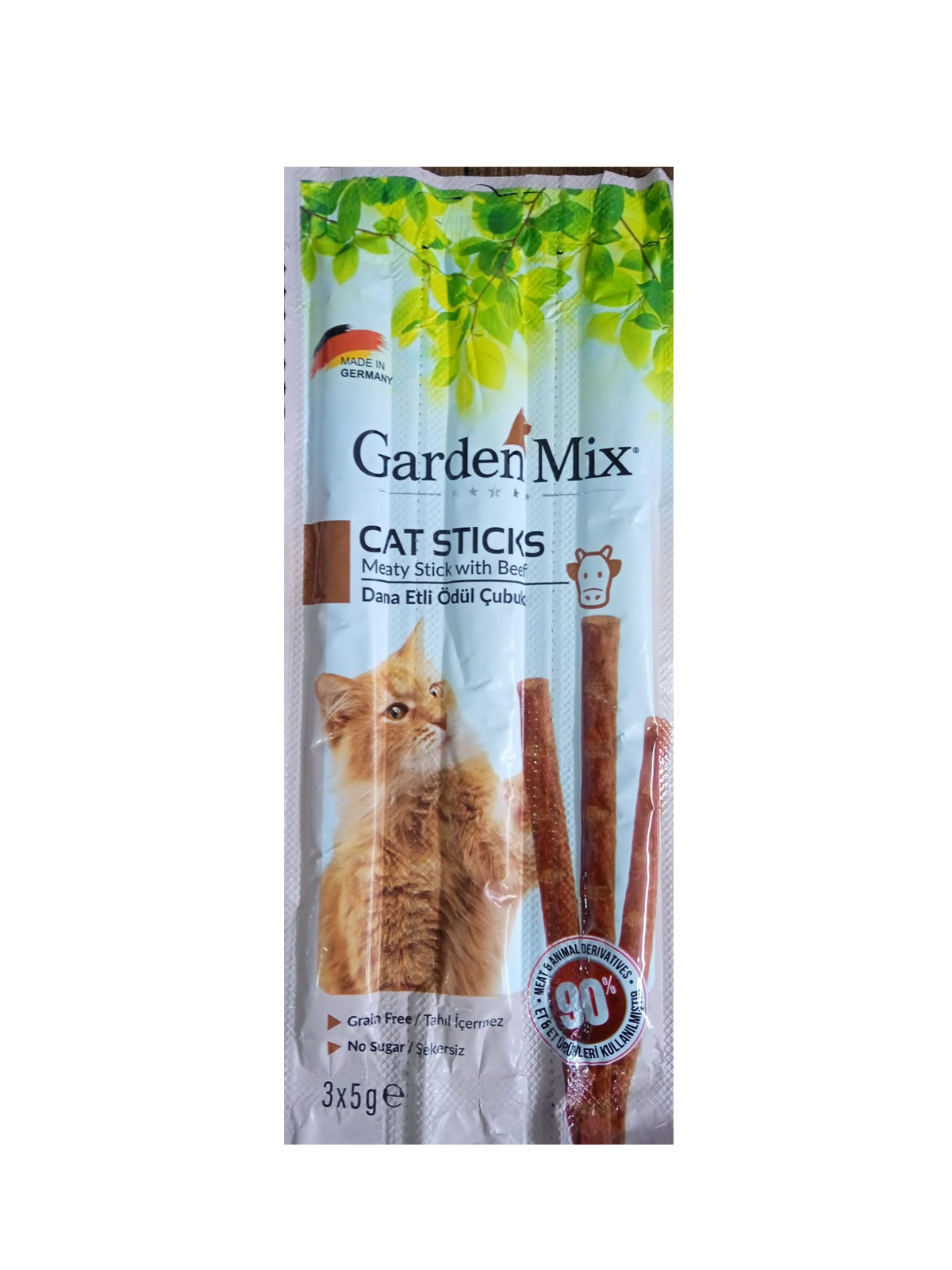 CAT STICK BEEF dana  etli ödül çubuk 3x11gr