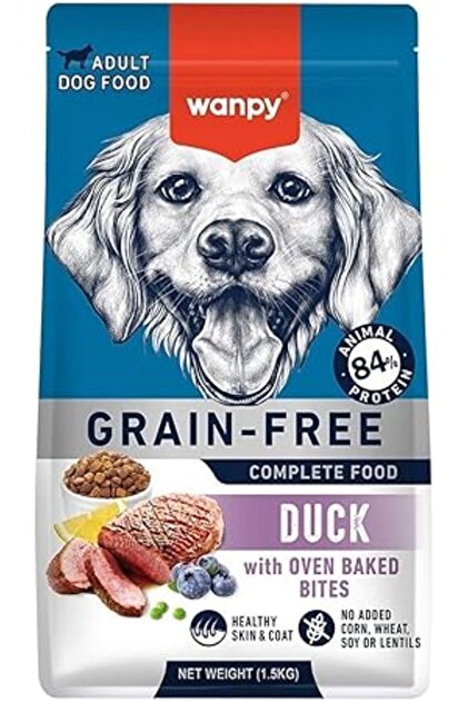 Tahılsız ördekli yetişkin köpek maması 1, 5 kg wanpy