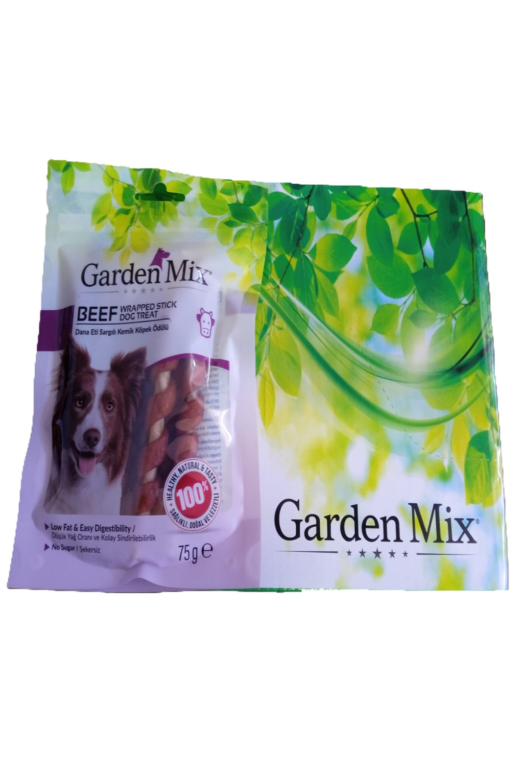 BEEF WRAPPED STICK  dana etli sargılı köpek ödülü 75 gr