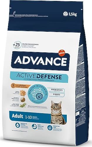 Yetişkin Tavuklu Kedi Maması 1.5 Kg ( Actıve Defense Advance )