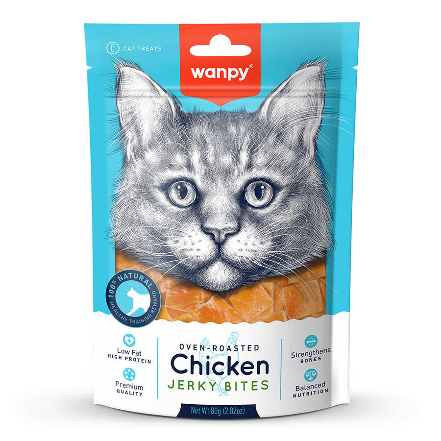 Chıcken Jerkey Bıtes Wanpy Tavuklu Yumuşak Kedi Ödül Maması