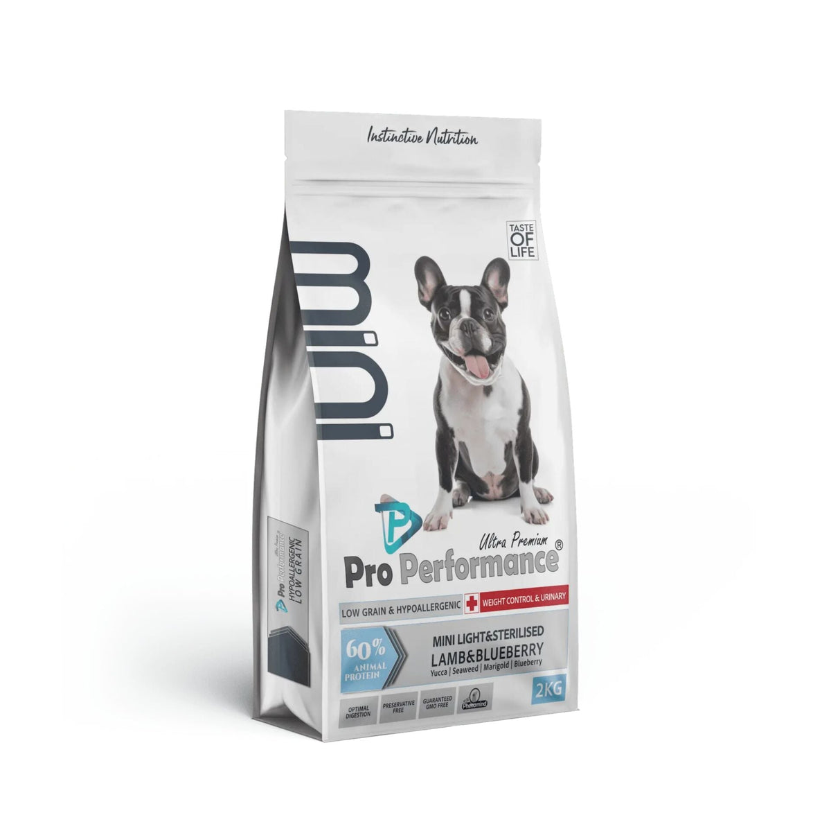 Adult light sterilised lamb, blueberry 2 kg pro perf