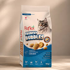 REFLEX CRUNCHY BUBBLES TAVUKLU KISIR  YETİŞKİN KEDİ MAMASI 10 KG